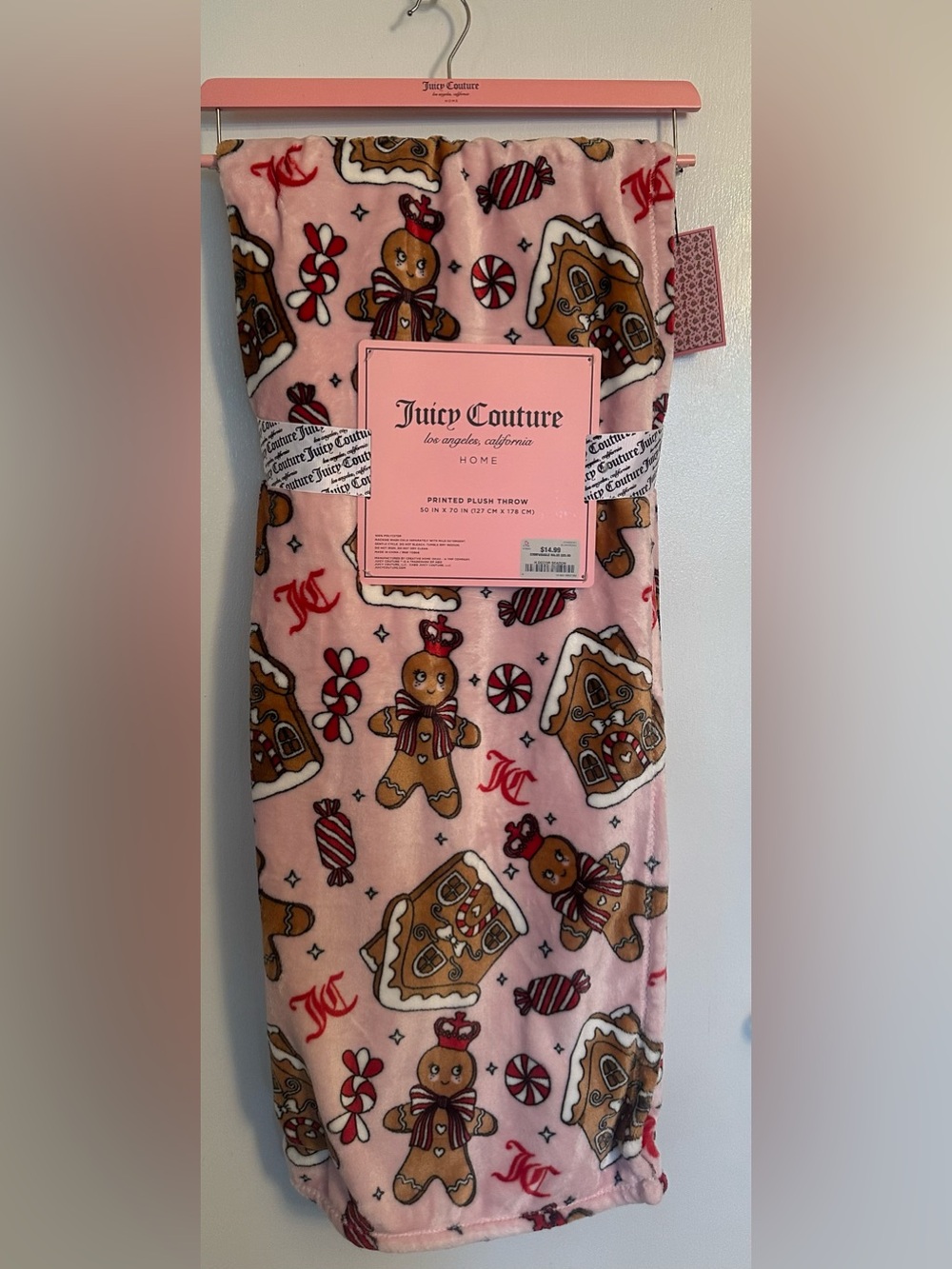 Juicy couture gingerbread house  Christmas blanket New 2026 viral Tik tok
